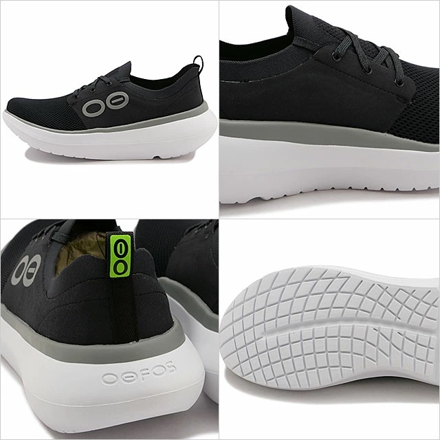 リカバリーシューズ メンズ ウーマイ ストライド [2000930004251] Men s OOmy Stride 靴 スニーカー 疲労回復 アフタースポーツ White/Black 正規取扱店