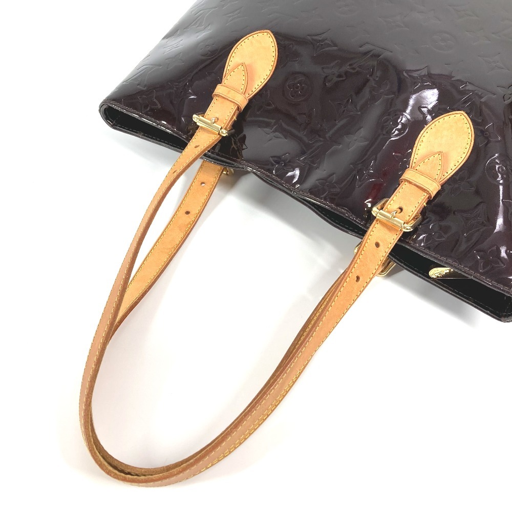 ショルダーバッグ M91994 ブレントウッド モノグラムヴェルニ カバン トートバッグ 肩掛け モノグラムヴェルニキャンバス アマラント パープル