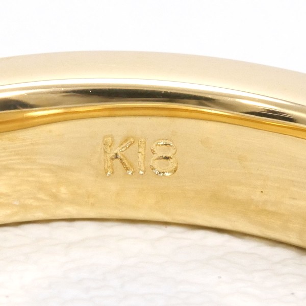 K18 18金 YG イエローゴールド リング 指輪 7.5号 ダイヤ 0.11 ジュエリー 中古 K18 18金 YG イエローゴールド リング 指輪 7.5号 ダイヤ 0.11 ジュエリー 中古
