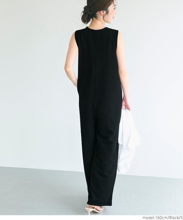 24SS LOHEN フロントZIPオールインワン ネイビー 36 24SS LOHEN フロントZIPオールインワン ネイビー 36