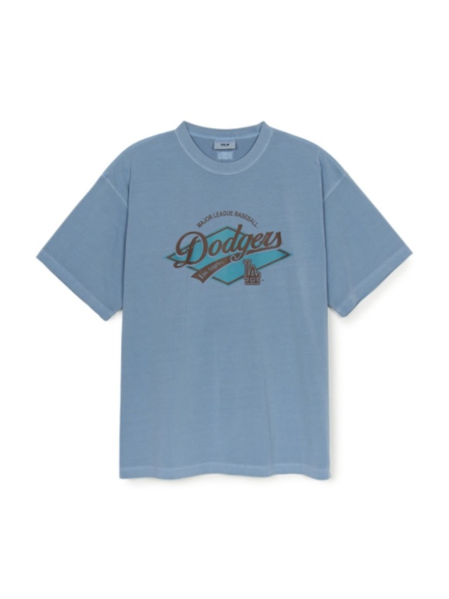 aespa カリナ 着用 韓国限定販売 男女共用 バーシティ ビンテージ ウォッシング グラフィック メガ オーバーフィット 半袖 Tシャツ LA [4カラー]