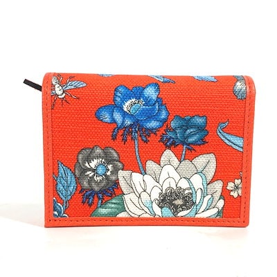 Qoo10] GUCCI 2つ折り財布 577347 フローラ 花 : バッグ・雑貨