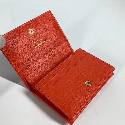 GUCCI グッチ 2つ折り財布 フローラ 花 フラワー 577347 オレンジ Amazon | [グッチ] ミニ財布 二つ折り レディース 577347