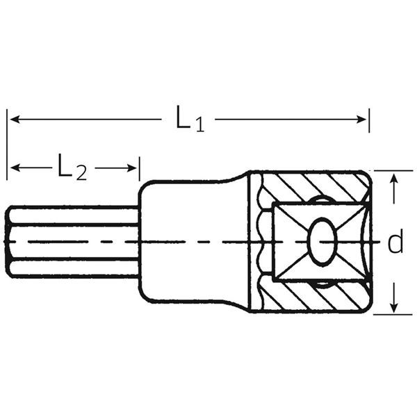 STAHLWILLE（スタビレー） 49A-7／32 （3／8SQ）インヘックスソケット （02450014）