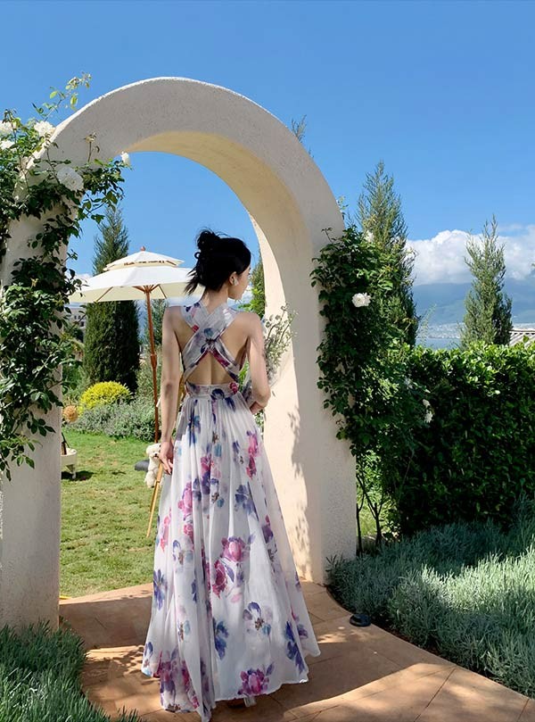 ワンピース 袖なし 花柄 夏ワンピ 可愛い ゆったり ロング丈 Vネック 着痩せ ハイウエスト 上品 セクシー 夏ワンピース 夏 リゾートワンピ 旅行 海 海辺 バカンス デート お出かけ S M L ワンピース 袖なし 花柄 夏ワンピ 可愛い ゆったり ロング丈 Vネック 着痩せ ハイウエスト 上品 セクシー 夏ワンピース 夏 リゾートワンピ 旅行 海 海辺 バカンス デート お出かけ S M L