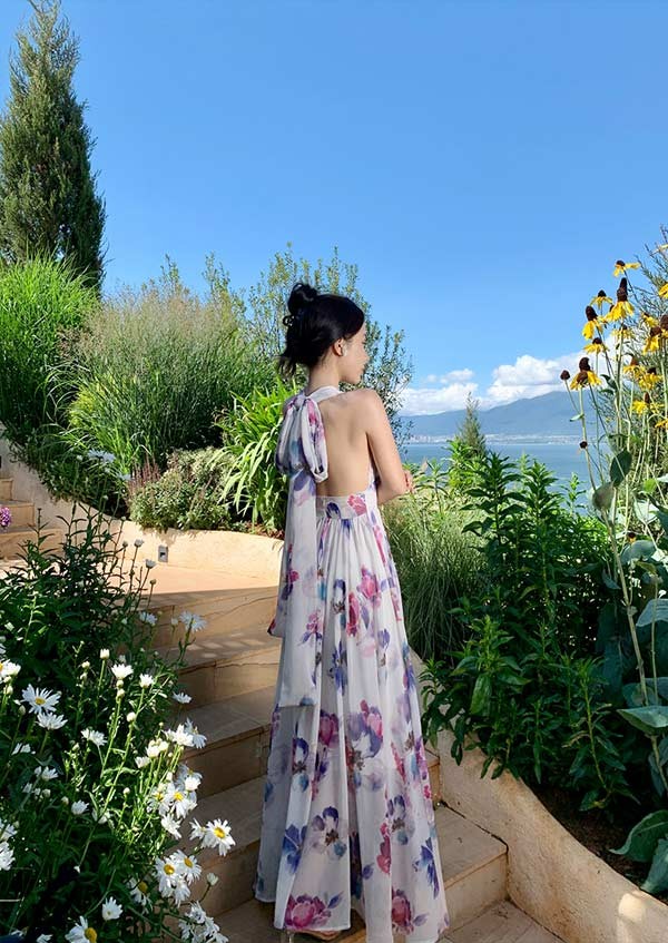 ワンピース 袖なし 花柄 夏ワンピ 可愛い ゆったり ロング丈 Vネック 着痩せ ハイウエスト 上品 セクシー 夏ワンピース 夏 リゾートワンピ 旅行 海 海辺 バカンス デート お出かけ S M L ワンピース 袖なし 花柄 夏ワンピ 可愛い ゆったり ロング丈 Vネック 着痩せ ハイウエスト 上品 セクシー 夏ワンピース 夏 リゾートワンピ 旅行 海 海辺 バカンス デート お出かけ S M L