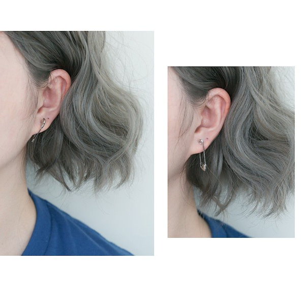 LON シルバー 925 月型 ピアス 美品 esv051f_51.jpg