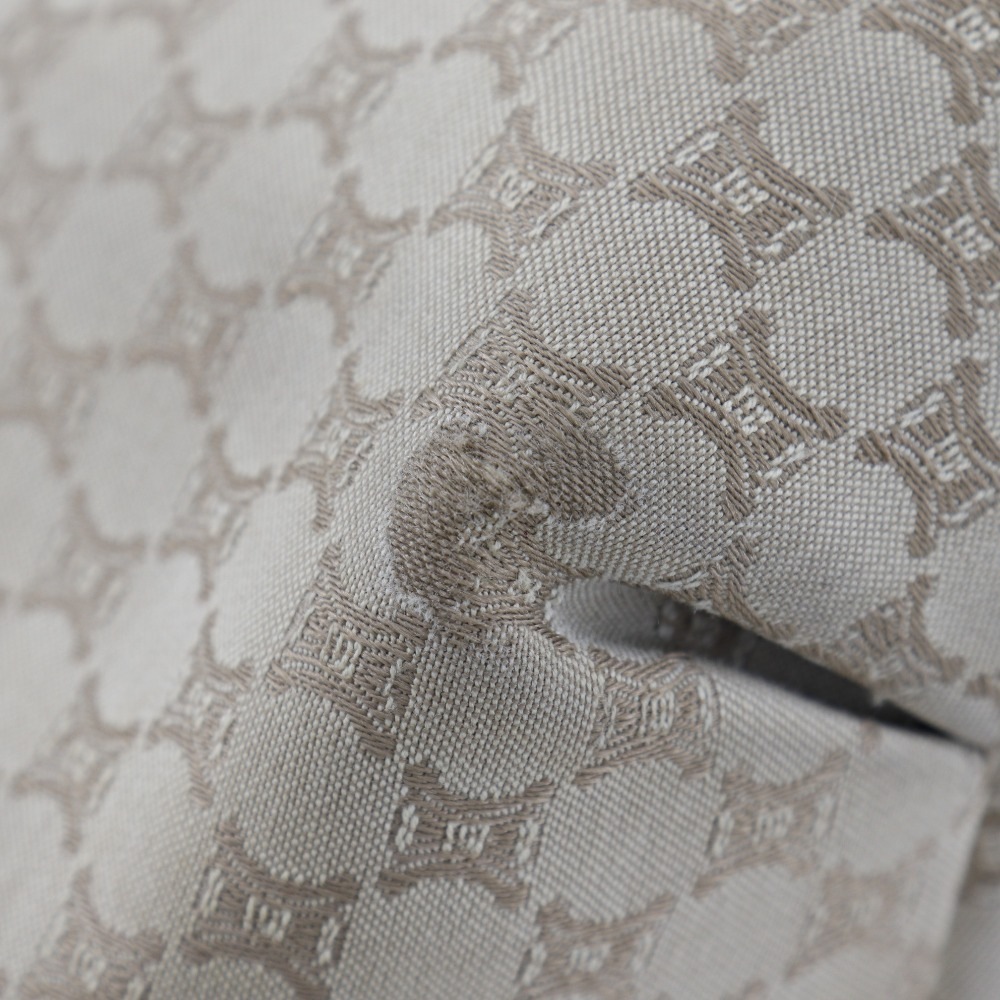 マカダム トートバッグ キャンバス クロコダイル ベージュ レディース 中古品