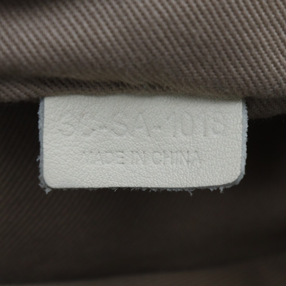 マカダム トートバッグ キャンバス クロコダイル ベージュ レディース 中古品