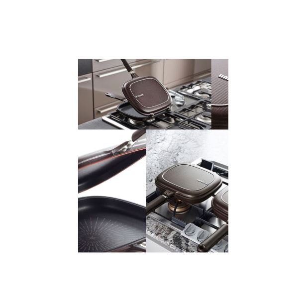 HC 櫛目魚両面フライパン 27.5cm K-LIFE