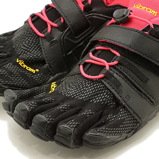 5本指シューズ オールラウンドモデル V-Train 2.0 W [20W7703] レディース ジム フィットネス トレーニング ランニング スニーカー BLACK/PINK ブラック系