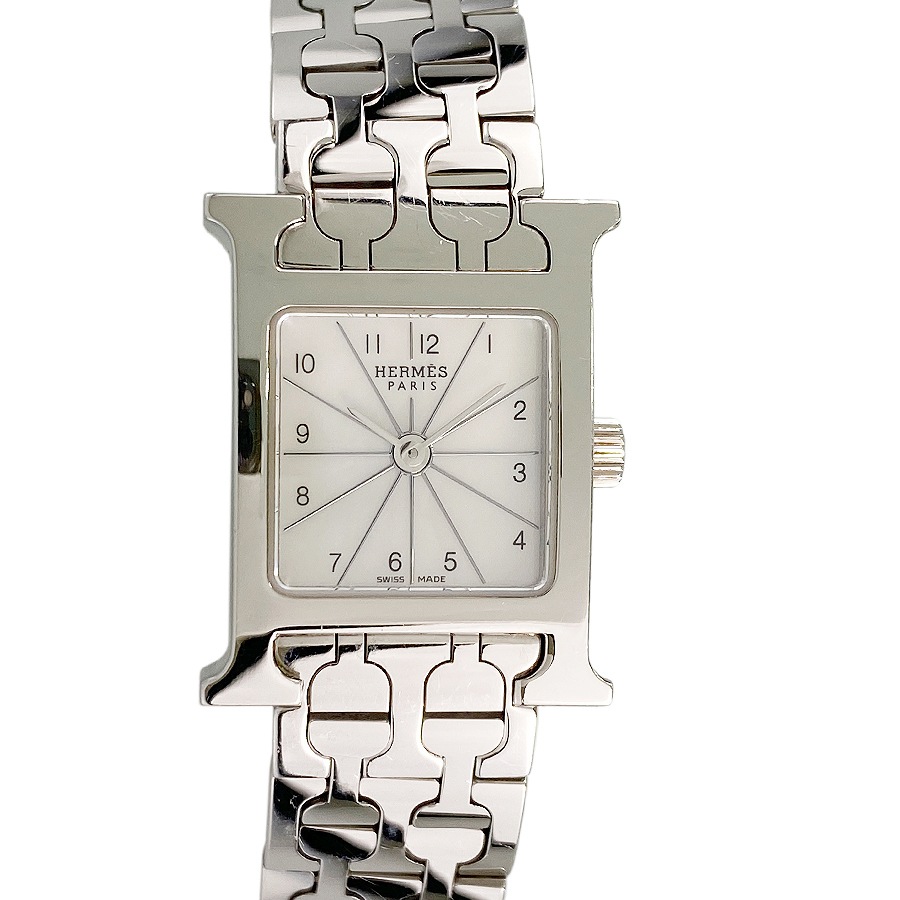 驚きの値段】 HermesHウォッチ ミニ HH1.110 レディース 腕時計 ju