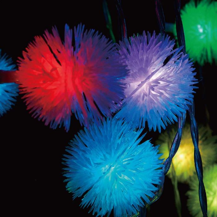 エントリーでポイント5倍！11月4日20:0011月11日1:59LEDタワーツリーケサランパサラン レインボー 高さ180cm 1台 イルミネーション ライト イルミネーションライト 室内 屋外 電