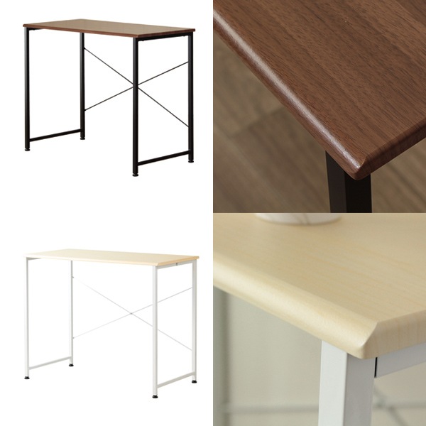 ワークデスク シンプルデスク スチールフレーム blanc 幅90cm ブラウン デスク パソコンデスク 作業台 テーブル 90センチ 机 つくえ 勉強机 PCデスク パソコン机 木製 木目 ワークデスク シンプルデスク スチールフレーム blanc 幅90cm ブラウン デスク パソコンデスク 作業台 テーブル 90センチ 机 つくえ 勉強机 PCデスク パソコン机 木製 木目