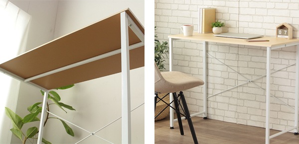 ワークデスク シンプルデスク スチールフレーム blanc 幅90cm ブラウン デスク パソコンデスク 作業台 テーブル 90センチ 机 つくえ 勉強机 PCデスク パソコン机 木製 木目 ワークデスク シンプルデスク スチールフレーム blanc 幅90cm ブラウン デスク パソコンデスク 作業台 テーブル 90センチ 机 つくえ 勉強机 PCデスク パソコン机 木製 木目