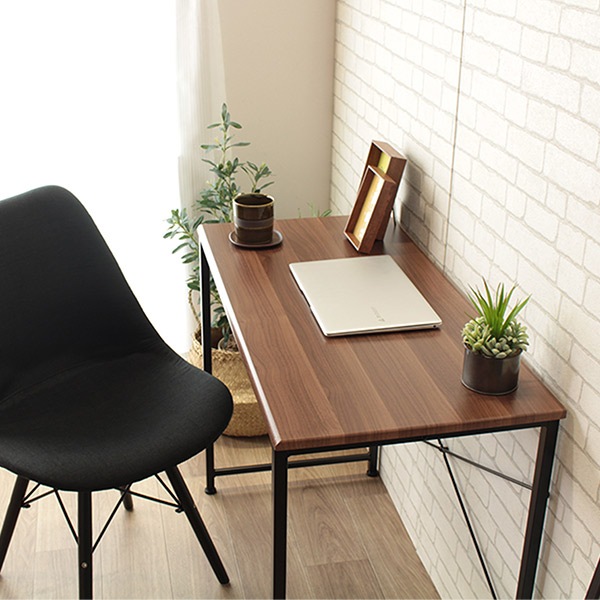 ワークデスク シンプルデスク スチールフレーム blanc 幅90cm ブラウン デスク パソコンデスク 作業台 テーブル 90センチ 机 つくえ 勉強机 PCデスク パソコン机 木製 木目 ワークデスク シンプルデスク スチールフレーム blanc 幅90cm ブラウン デスク パソコンデスク 作業台 テーブル 90センチ 机 つくえ 勉強机 PCデスク パソコン机 木製 木目
