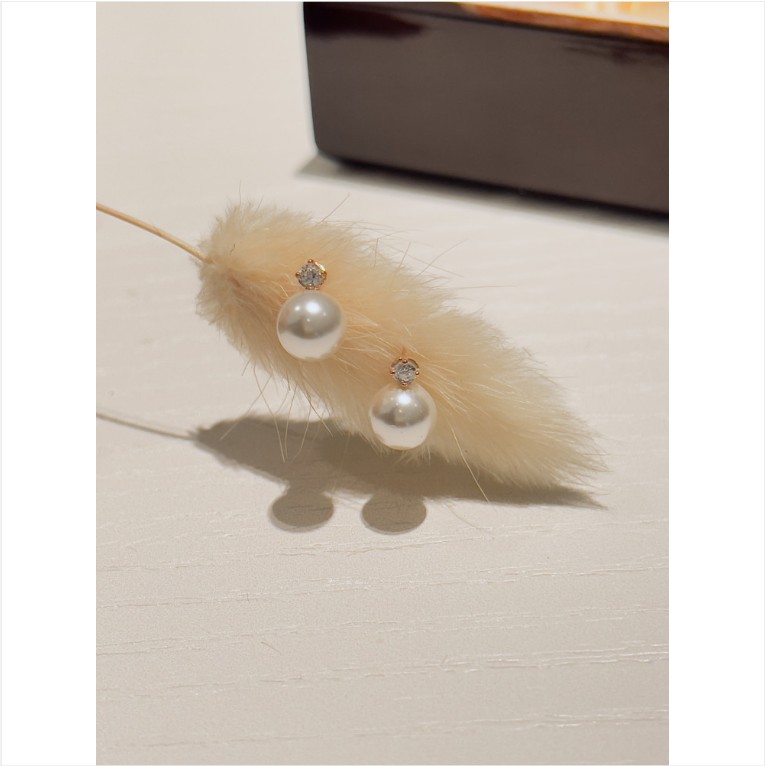 シルバーパール ピアス RC0129