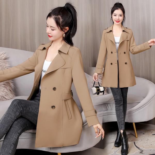 HOT!!!トレンチコートレディーススプリングコートミディアム丈アウタージャケットブレザー羽織ゆったり着痩せ防風通勤春秋高級感おしゃれ HOT!!!トレンチコートレディーススプリングコートミディアム丈アウタージャケットブレザー羽織ゆったり着痩せ防風通勤春秋高級感おしゃれ