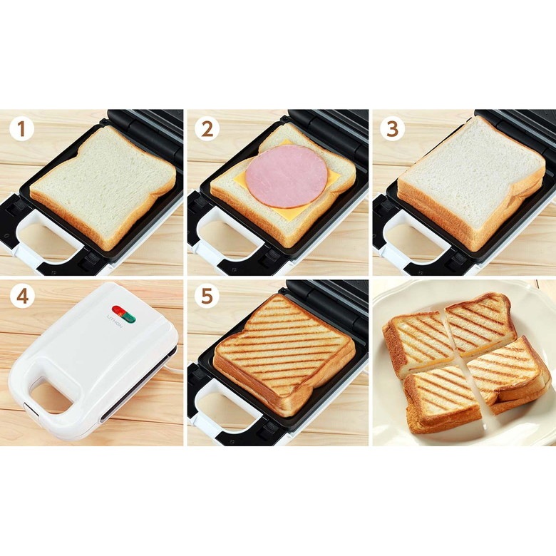 洗えるシングルマルチサンドメーカー3in1 ホットサンド 手作り パン 食パン ライソン KDHS-011W 洗えるシングルマルチサンドメーカー3in1 ホットサンド 手作り パン 食パン ライソン KDHS-011W