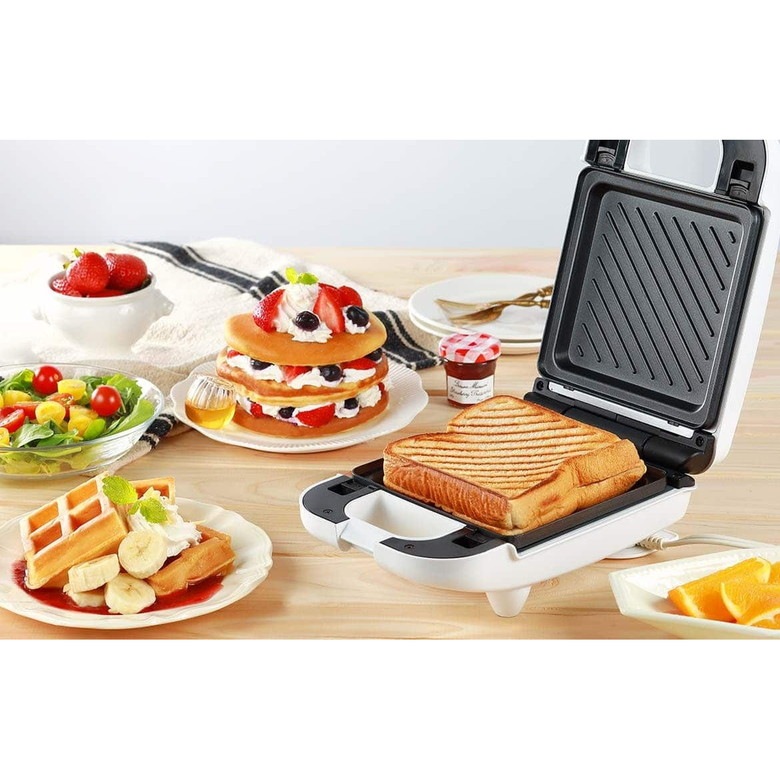 洗えるシングルマルチサンドメーカー3in1 ホットサンド 手作り パン 食パン ライソン KDHS-011W 洗えるシングルマルチサンドメーカー3in1 ホットサンド 手作り パン 食パン ライソン KDHS-011W