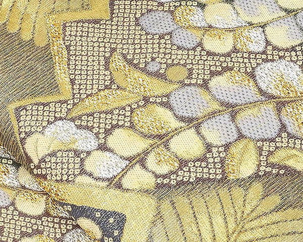 5-141 袋帯 美品！正絹 着物 市松模様 5-141 袋帯 美品！正絹 着物 市松模様
