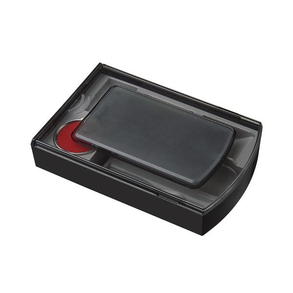 (まとめ) シヤチハタ シクオス デュオ ブラックCPM-A1／H 1個 (×10セット)