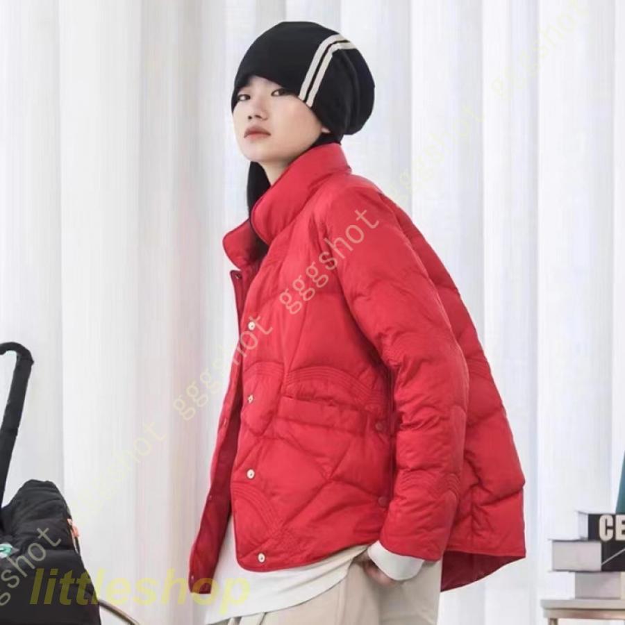 ダウンジャケット アウター レディース 中綿ジャケット コート ショート丈 ダウンジャケット スナップボタン 厚手 暖かい 防寒 中綿コート カジュアル 無地