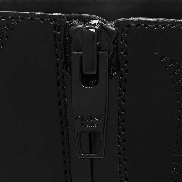 ブーツ レオン ジップドブーツ メタルトゥ ブラック メンズ 359354505C 38NO