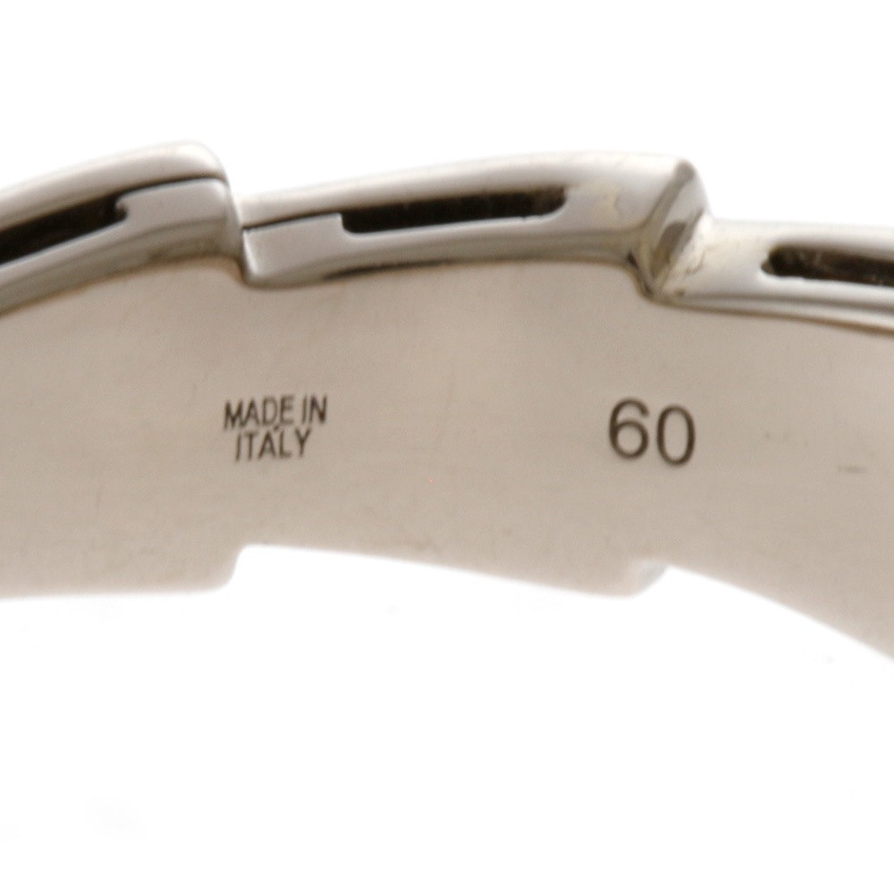 ブルガリ セルペンティ ヴァイパー リング 指輪 19号 18金 K18ホワイトゴールド ダイヤモンド BVLGARI 中古 美品 ブルガリ セルペンティ ヴァイパー リング 指輪 19号 18金 K18ホワイトゴールド ダイヤモンド BVLGARI 中古 美品