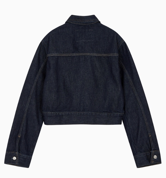 デニムジップアップジャケット