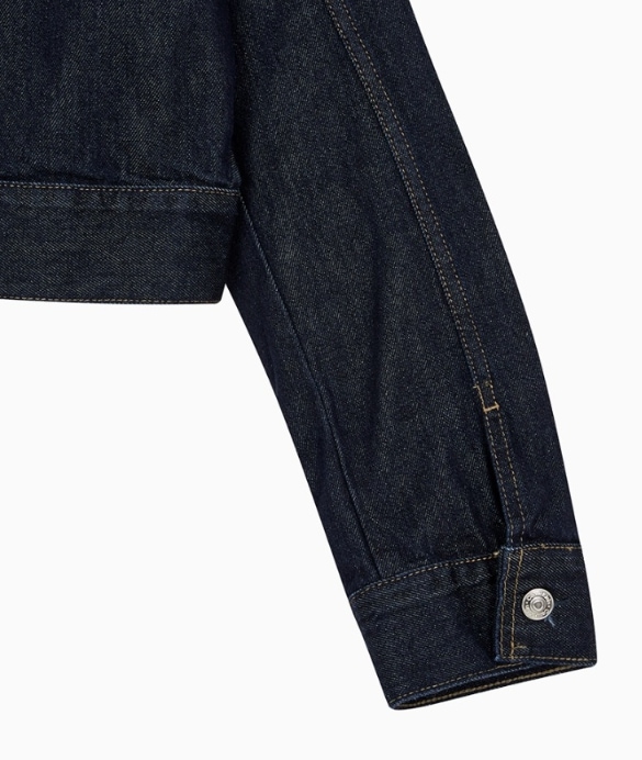 デニムジップアップジャケット