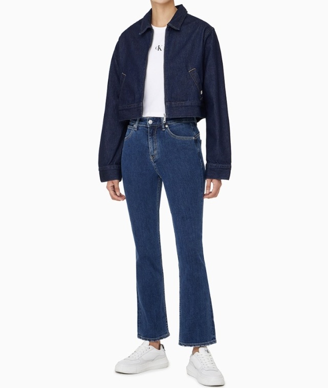 デニムジップアップジャケット