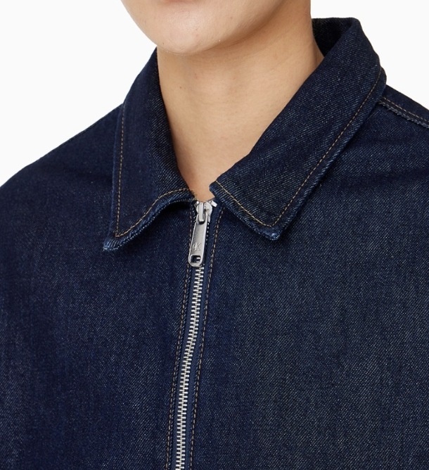デニムジップアップジャケット