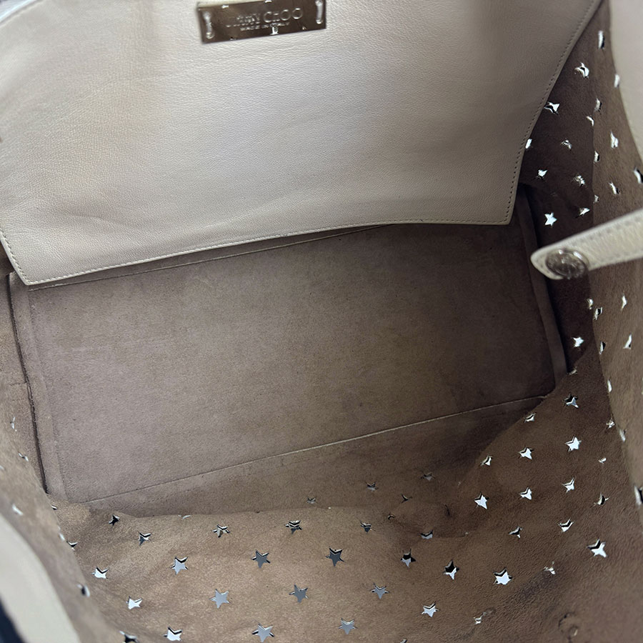 ジミーチュウ JIMMY CHOO ショルダーバッグ トートバッグ レザー ブラック×ホワイト レディース z6263 ジミーチュウ JIMMY CHOO ショルダーバッグ トートバッグ レザー ブラック×ホワイト レディース z6263