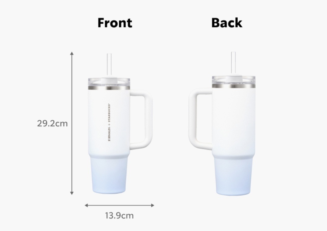 スターバ KOREA スタンリーホワイトケンチャータンブラー887ml スターバ KOREA スタンリーホワイトケンチャータンブラー887ml