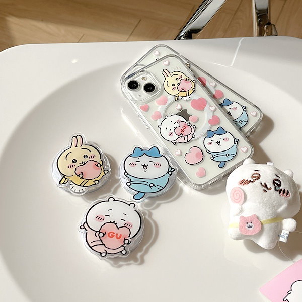 Qoo10] ちいかわ スマホスタンド付き MagSa