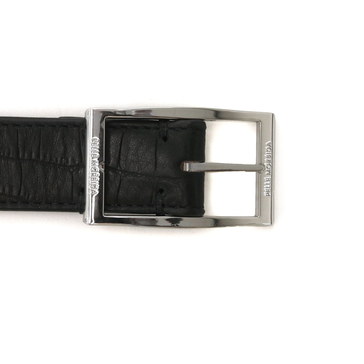 ベルト メンズ 本革 カジュアル ブランド ゴルフ ビジネス 上品 大きいサイズ サイズ おしゃれ 太い 革 黒 日本製 牛革 型押 クロコダイル Barca BAB002