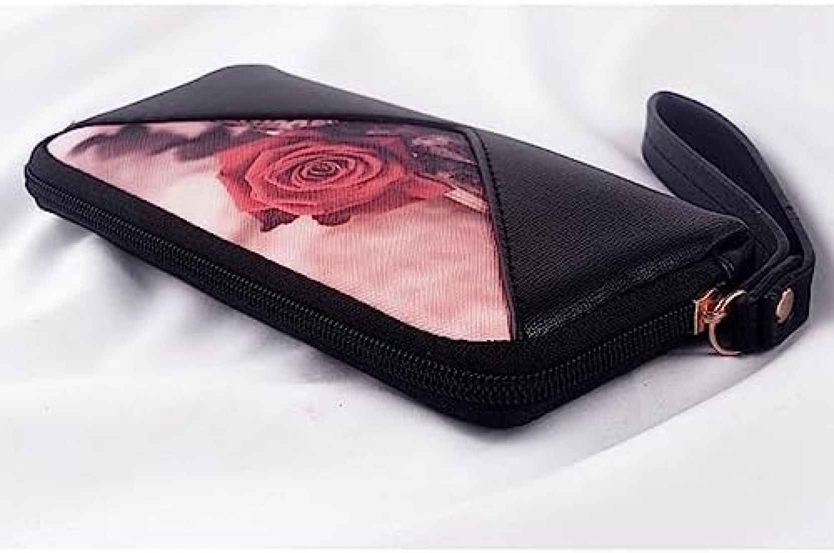 【20%OFFクーポン】花柄 長財布 レディース 大人 ジッパー 財布 大容量 スマホ入れ可 レシートと小銭 カード入れ 使いやすい マチ付き 多機能 スキミング防止 母の日 美しく お手頃 ウォレッ