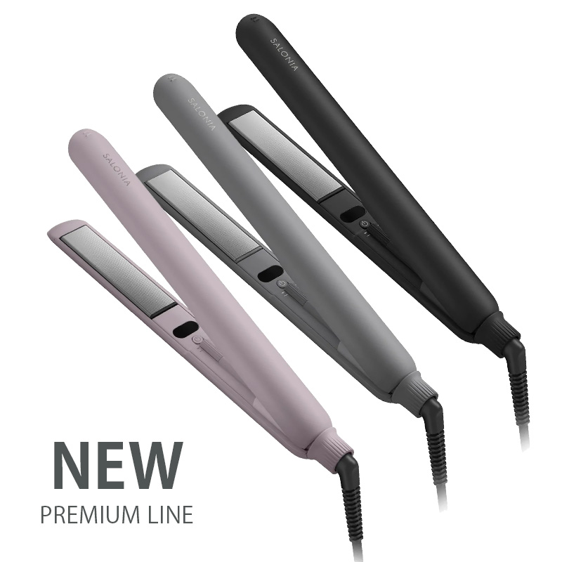 SALONIA サロニア スムースシャイン ストレートヘアアイロン ピンク