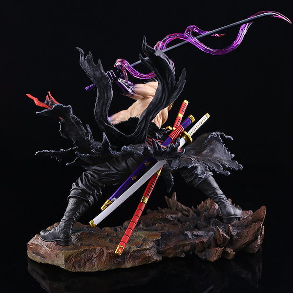 Qoo10] ワンピースゾロフィギュア双頭彫刻交換可能