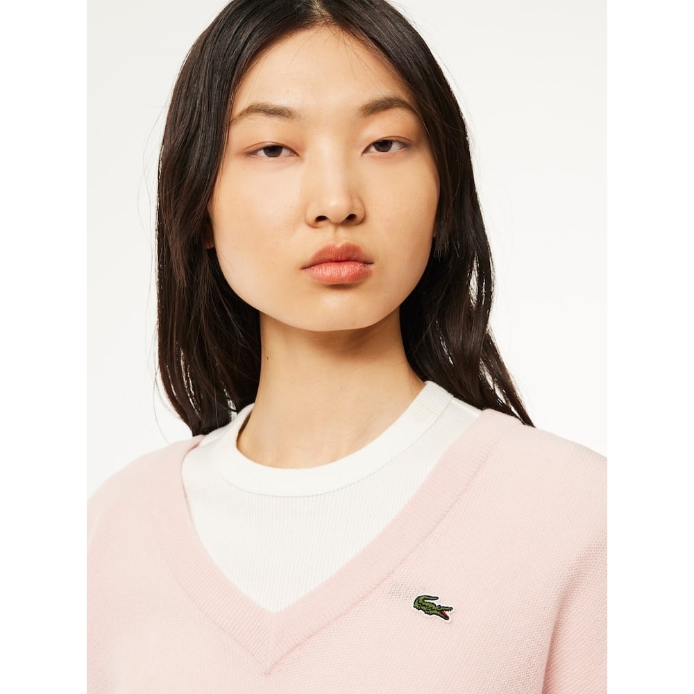 ラコステ女性用リングスリング Vネックセーター AF9554-54N DAY Q2NAF9554-54NADY ラコステ女性用リングスリング Vネックセーター AF9554-54N DAY Q2NAF9554-54NADY