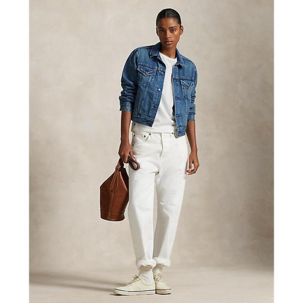 ポロラルフローレンレディースデニムトラッカージャケット (WMPOOTWNDK20025400)