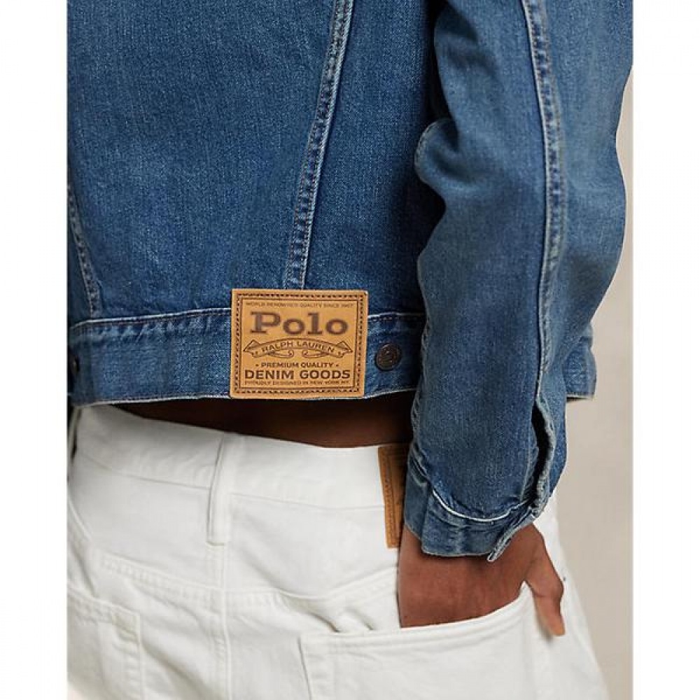 ポロラルフローレンレディースデニムトラッカージャケット (WMPOOTWNDK20025400)