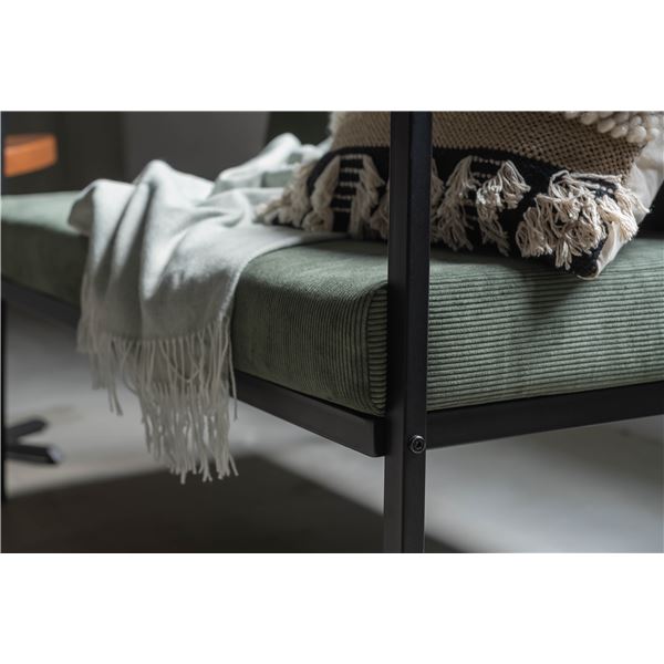 ソファ 2人掛け グリーン 肘掛け/アーム付き 組立品 ソファ 2人掛け グリーン 肘掛け/アーム付き 組立品