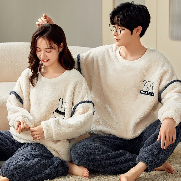 Qoo10] 超人気 パジャマ カップル ペアパジャマ