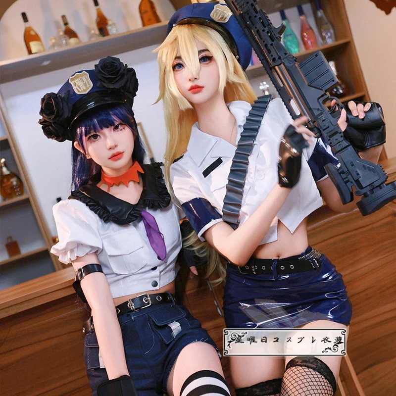 パンティ&ストッキングwithガーターベルト ストッキング パンティ 警察官 コスプレ衣装 コスチューム