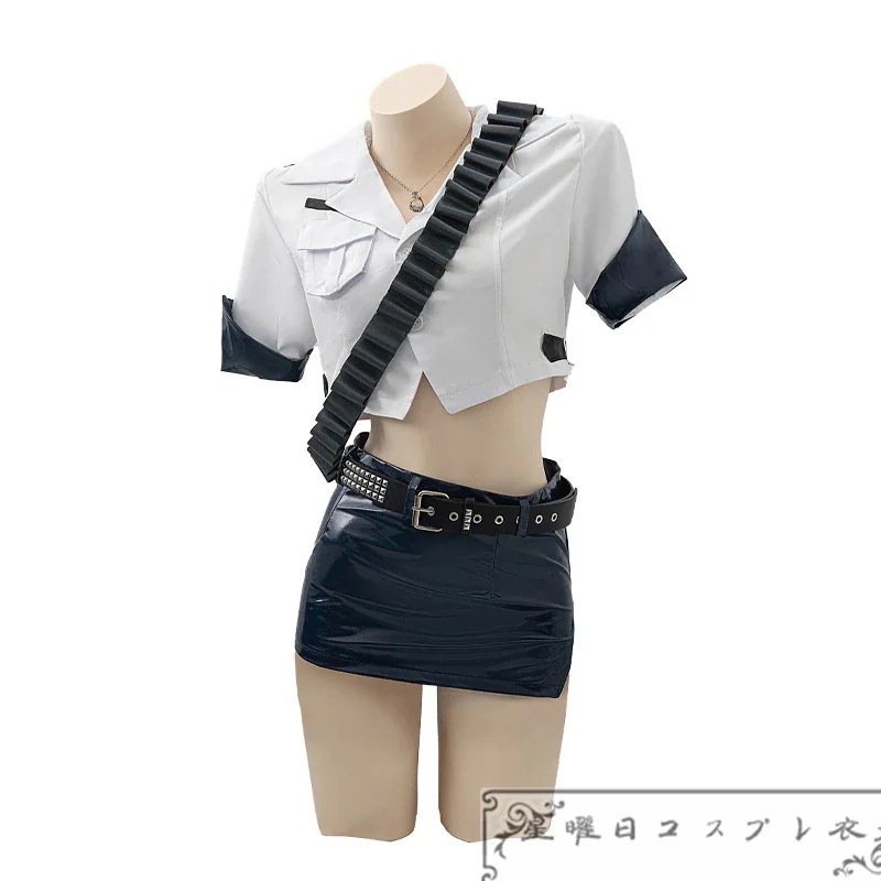 パンティ&ストッキングwithガーターベルト ストッキング パンティ 警察官 コスプレ衣装 コスチューム