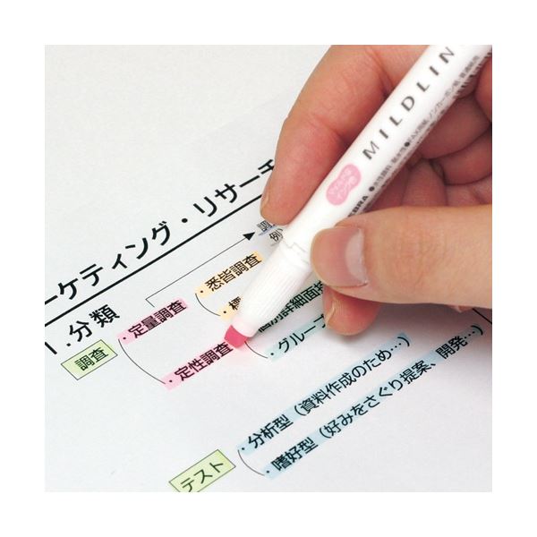 (まとめ) ゼブラ ラインマーカー マイルドライナー マイルドブルー WKT7-MBL 1本 (×50セット)