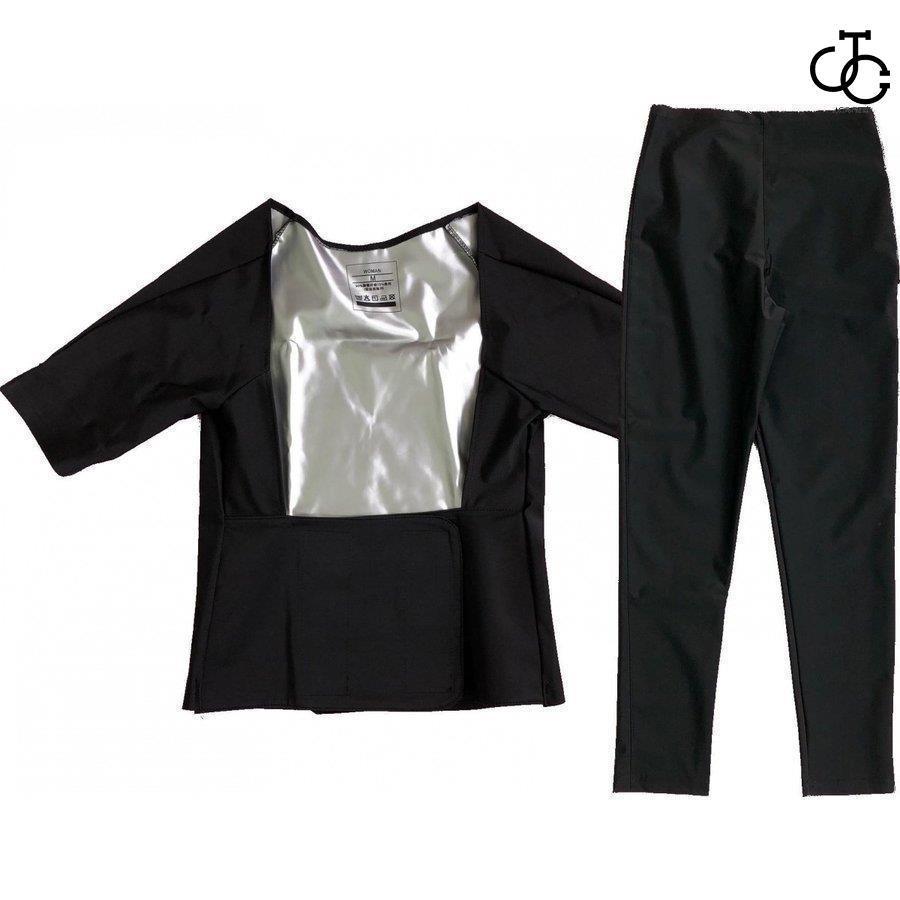 発汗 サウナスーツ 上下セット シャツ スウェット フィットネス ヨガ ダイエット 脂肪燃焼 サウナ スーツ パンツ ウエアトレーニング レディース 母の日 発汗 サウナスーツ 上下セット シャツ スウェット フィットネス ヨガ ダイエット 脂肪燃焼 サウナ スーツ パンツ ウエアトレーニング レディース 母の日