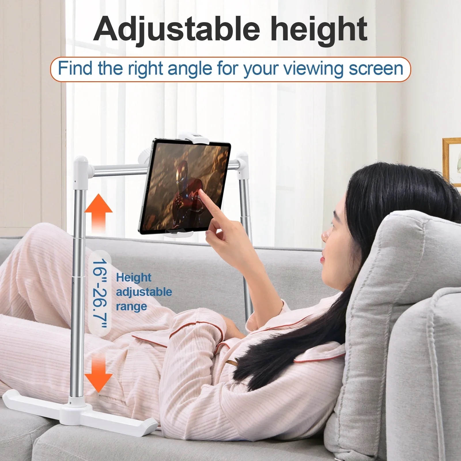 Oatsbasf-多機能タブレットスタンド,ベッド用電話ホルダー,調整可能,折りたたみ式,ノートブックスタンド,iPadスタンド,デスクスタンド